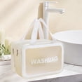 thumbnail image 1 of Neceser de viaje, neceser organizador para mujer, bolsa de maquillaje con separación y húmedo, estuche de cosméticos para juegos de deportes, 1 of 10