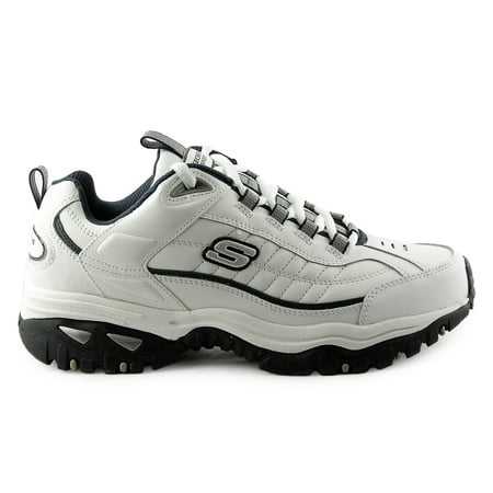 Skechers Energy After Burn Running Shoes - White/Navy (Best Mens Running Shoes For High Arches)