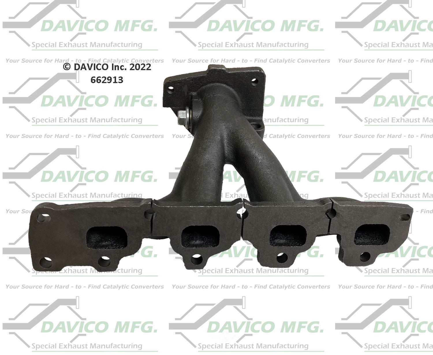 Davico Mfg 662913 Stand alone Exact-Fit exhaust manifold