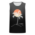 thumbnail image 3 of Camiseta sin mangas de cuello redondo para hombre, moda informal de verano, chaleco holgado, estampado deportivo, camiseta sin mangas de cuello redondo, blusa de poliéster para hombre, 3 of 3