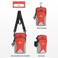 thumbnail image 3 of Adjustable Breathable Armband Phone Holder - Crossbody Pouch for Running/Gym (19x10cm Multi-Pocket Design), 3 of 7