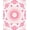 Pink, Pattern 2, variant on ODIKA 8'x10' Machine Washable Non-Slip Area Rug, Minimalist Dotted Maze with Interlocking Lattice and Whimsical Spiral Accents High Traffic Rug, Blue, 568932