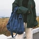 thumbnail image 5 of EeaseMX Bolso de tela vaquera con asa, estilo retro, bandolera de gran capacidad, bolso de hombro, 5 of 7