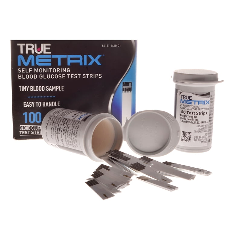 TRUE METRIX Self Monitoring Blood Glucose Test Strips, 100 Count