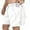 White, variant on cocolona Mens Summer Mesh Breathable Gym Running Shorts Elastic Waist Drawstring Outdoor Sports Shorts with Pockets