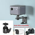thumbnail image 3 of Full Motion Projector Ceiling Bracket 360 Rotate Rotate Adjustable Height Heavy Duty ABS Metal Build for Home Theater, 3 of 8