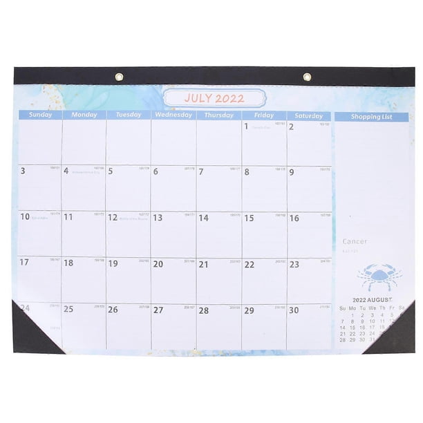 Wall Calendar 2022-2023 English Wall Calendar Constellation Style Calendar Office Home Calendar
