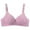 Pink, variant on Yuwull Women's Push Up Front Closure Bra Thick Padded Seamless Criss-Beautiful Back Underwire Bra Add Two Cup