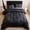 Black, variant on Black Skull Floral Comforter Set, Soft and Lightweight, All-Season Bedding with Decorative Pillowcases, Full Size