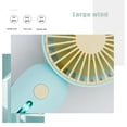 thumbnail image 4 of Needhep Portable Standing Bladeless Fan,Bladeless Fan Small, Office Desk Fans Small Quiet, Bedroom Cooling Fan, Outdoor Fan Portable (Mint Green), 4 of 6