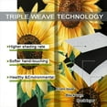 thumbnail image 4 of Summer Sunflower Curtains for Kitchen,Yellow Floral Butterfly Bee Print Blackout Window Treatments Drapes for Bedroom Living Room Bathroom Apartment Cafe Decor 84x84in, 4 of 4