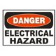 thumbnail image 1 of Señal de seguridad para electricistas, de metal y aluminio, para pared, de peligro eléctrico, tamaño 8 x 12 pulgadas, 1 of 4