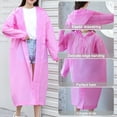 thumbnail image 3 of Dinheiro Ponchos para Adultos Reutilizables, 2 Piezas Chubasqueros de Emergencia para Mujeres Hombres con Capucha y Cordón, 3 of 5
