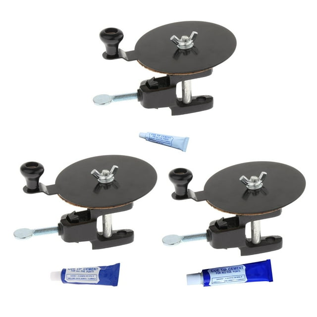 Ensemble de Colle de Ponceuse Supérieure de Queue de Piscine, Accessoires de Billard, Outils de Réparation d'Équipement, Kit de Polissage de Pointe de Piscine de Billard pour l'Intérieur, Snooker 20g Colle