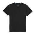 thumbnail image 1 of Playera Fruit of the Loom Para hombre cuello v, algodón sustentable, negro, talla CH, 1 of 4