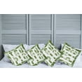 thumbnail image 6 of Ambesonne Green Throw Pillow Cover 4 Pack, Perennial Shrubs Dreamy, 18", Olive Green, 6 of 6