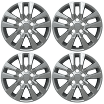 HubStar Hubcap Replacement for Nissan Altima 2013-2018, 16-inch Premium Wheel Cover, Silver, (Set of 4)