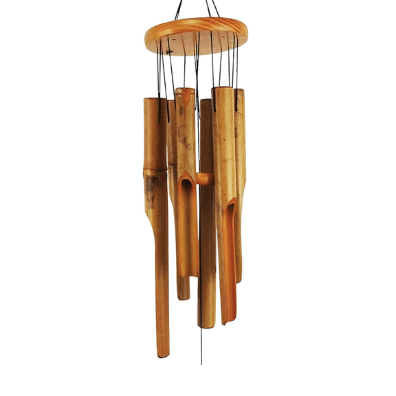 Bamboo Wind Chimes. 38 Inch Outdoor Indoor Hanging Decorative Has A Natural Soothing and Pleasant Sound