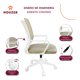 thumbnail image 4 of Silla Oficina Ajustable Ergonomica Escritorio Giratoria, 4 of 5