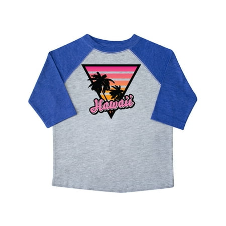 

Inktastic Hawaii with Triangle and Palm Trees Gift Toddler Boy or Toddler Girl T-Shirt