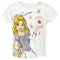 thumbnail image 4 of Disney Moana Jasmine Princess Belle Toddler Girls 3 Pack Graphic T-Shirts purple / white / Yellow 5T, 4 of 5