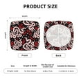 thumbnail image 6 of Haiem Snake And Rose Printed Square Couch Cushion Covers, Floral Sofa Cushion Covers Replacement, Stretch Couch Covers for Couch-16.9in, 6 of 9