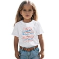 thumbnail image 5 of USA 250th Anniversary Shirt Kids Casual Short Sleeve Graphic T Shirt for Boys and Girls Crewneck Tee with Stars and Stripes Prints White 8 Years-9 Years, 5 of 6