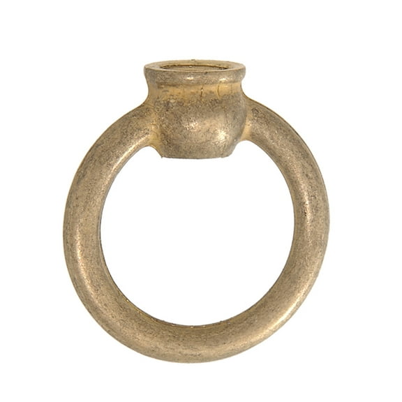 B&P Lamp® 1 1/2" Dia. Cast Brass Loop, Unfinished Brass