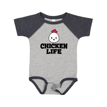 

Inktastic Chicken Life Gift Baby Boy or Baby Girl Bodysuit