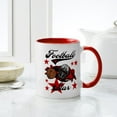 thumbnail image 4 of CafePress - Football Star Mug - 11 oz Ceramic Mug - Novelty Coffee Tea Cup, 4 of 4