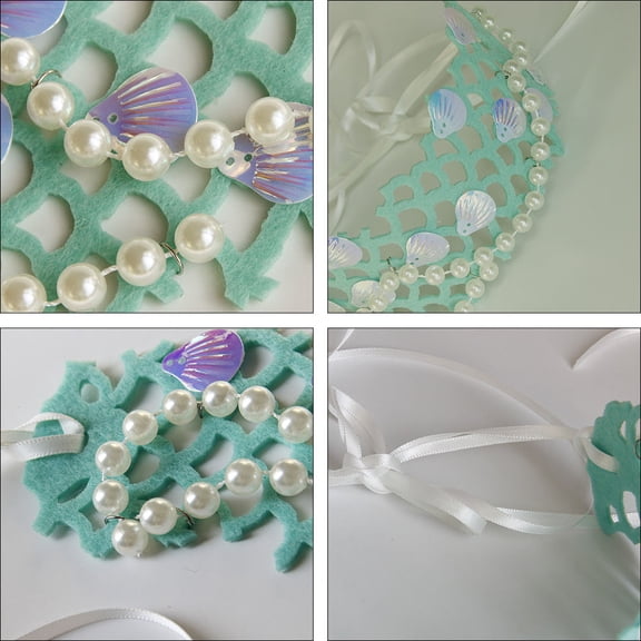 Minkissy Graceful Lady Headpiece with Felt Fabric and Sequin for Wedding and Party