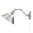 thumbnail image 5 of Yep by Golden Lighting Orwell 1-light Swing Arm Wall Lamp in Pewter, 5 of 5