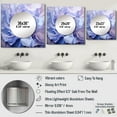 thumbnail image 4 of Designart "Lavender Rose Twist" abstract spirals Square Mirror For Wall Decor - Large Purple Square Printed Wall Mirror Art - Square Modern Mirror - Wall Mounted Square Large Mirror, 4 of 5
