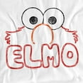 thumbnail image 2 of Sesame Street T-Shirt Elmo Letters Unisex Graphic Tee For Men & Women, 2 of 7