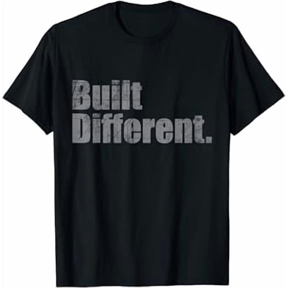 Built Different - Funny - Vintage T-Shirt