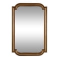 thumbnail image 6 of Kate and Laurel Kinsman Traditional Glam Rectangle Scallop Wall Mirror, 24 x 36, Gold, Decorative Scalloped Wood Mirror with Radius Corners for Vertical or Horizontal Display, 6 of 8