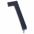 thumbnail image 6 of Montague Metal Products 8" Gold Floating or Flat Modern House Numbers 0-9 - 2, 6 of 7