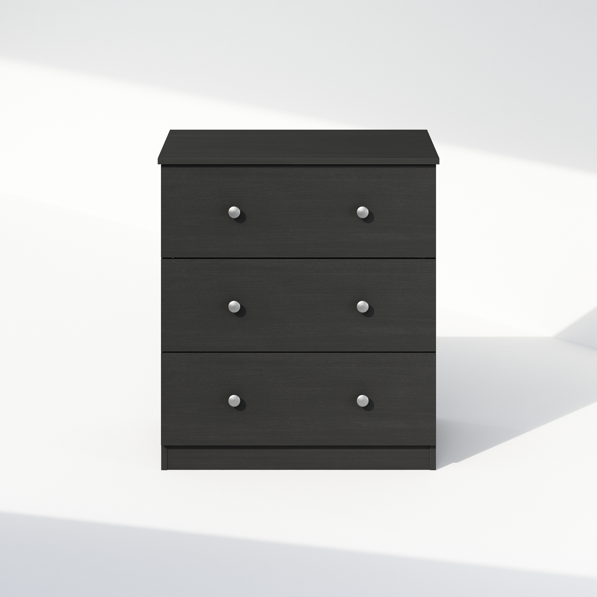 Furinno Frans Simple Design Console Table with 3 Drawers for Entryway, Living Room, Americano
