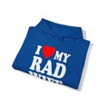 thumbnail image 4 of I Love My Rad Wife Graphic Hoodie Sweatshirt, Sizes S-5XL, 4 of 9