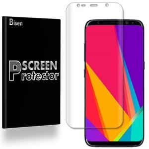 Convient pour Samsung Galaxy S9 [2-Pack BISEN] Ultra Protecteur d'écran transparent, Edge-to-Edge, Anti-rayure