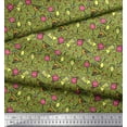 thumbnail image 2 of Soimoi Georgette Viscose Fabric Wine & Beer Beverages Decor Fabric Printed Yard 42 Inch Wide, 2 of 3