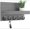 Gray, variant on Key Holder for Wall, Decorative Key and Mail Holder with Shelf Has Large Hooks for Bags, Coats, Umbrella – Paulownia Wood Key Hanger with Mounting Hardware (9.8”W x 6.7”H x 4.2”D)