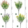 thumbnail image 5 of Artificial Flowers Outdoor, Artificial Flowers for Outdoors Fake Outdoor Flowers UV Resistant Fake Flowers Outdoor for Outside Porch Window Box Home Patio Decor(Mix Colors), 5 of 5