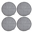 thumbnail image 2 of Rain Barrel Netting Screen, 37.4in Diameter Polyester 4pcs Rain Water Barrel Mesh Cover Reusable  For Outdoor, 2 of 8