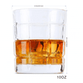 thumbnail image 6 of Zmleve Crystal Whiskey Glass, 10 Ounces Whiskey Glass for Scotch Cognac Vodka Cocktail Rum with Premium Gift Box-4 Pack, 6 of 8