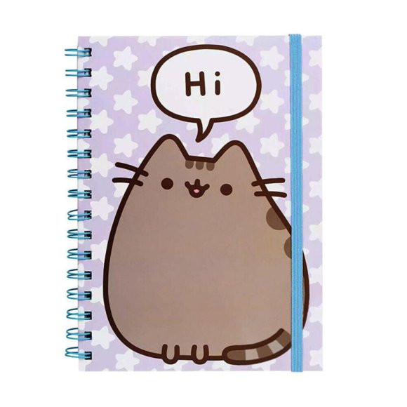 Pusheen Says Hi A5 Wirebound Notebook