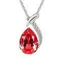 thumbnail image 7 of YYKihy Drop Water Fashion Women's Flash Drill Suit Pendant Earrings Necklace Necklaces & Pendants, 7 of 7