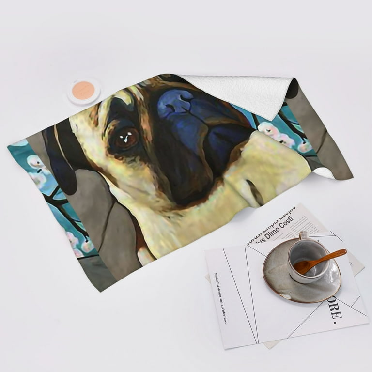 Pug towel clearance walmart