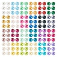 thumbnail image 2 of U8MO 1 Box 24 Colors Baking Painted Pearlized Glass Pearl Round Beads Crafts 6~7mm, 2 of 9