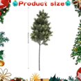thumbnail image 4 of Clearance Under $2 Long Flocked Pine Branch 24.4in for Christmas Wreath and Garland Making, 4 of 5